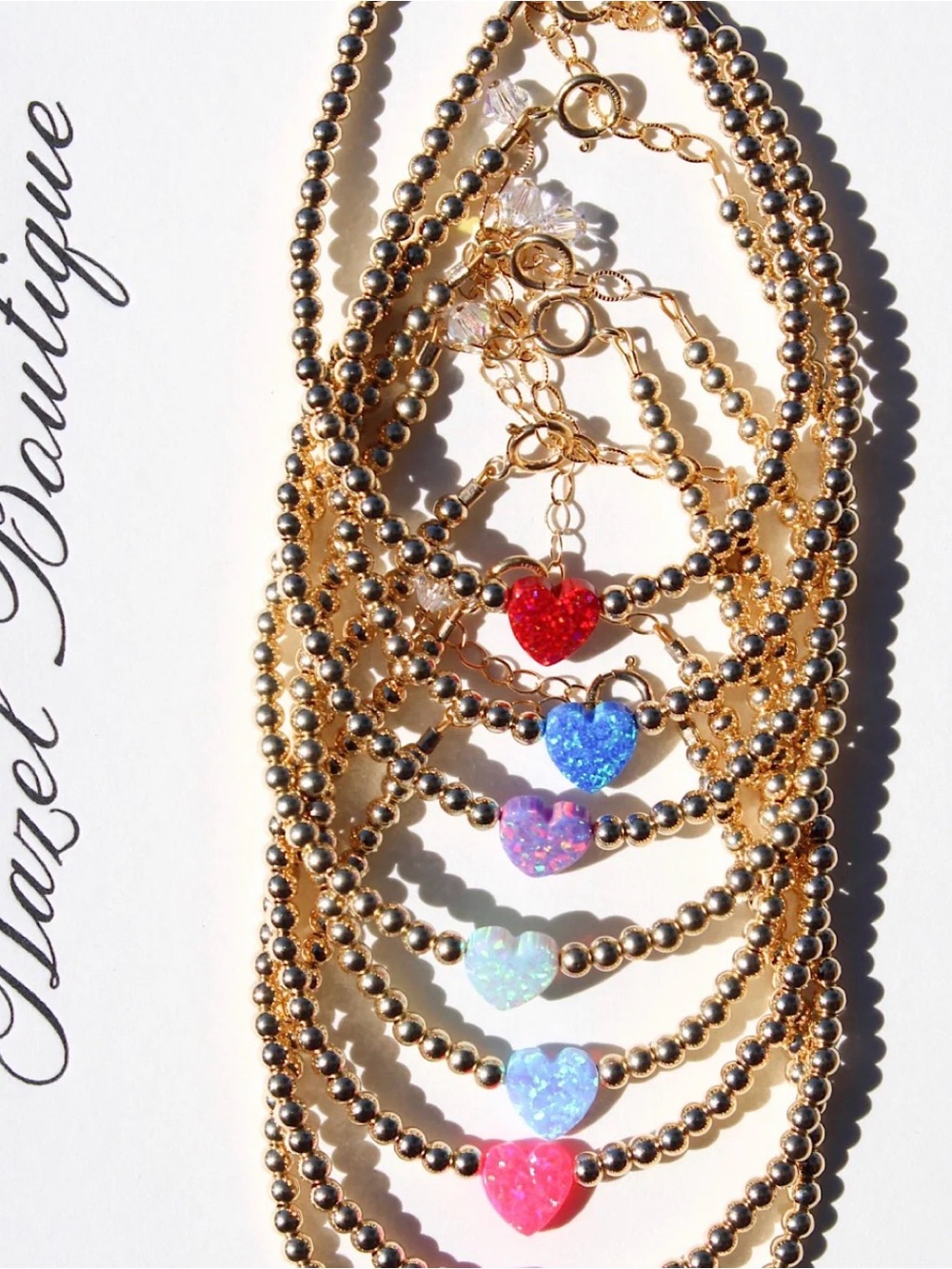 Three Hazel Boutique bracelets